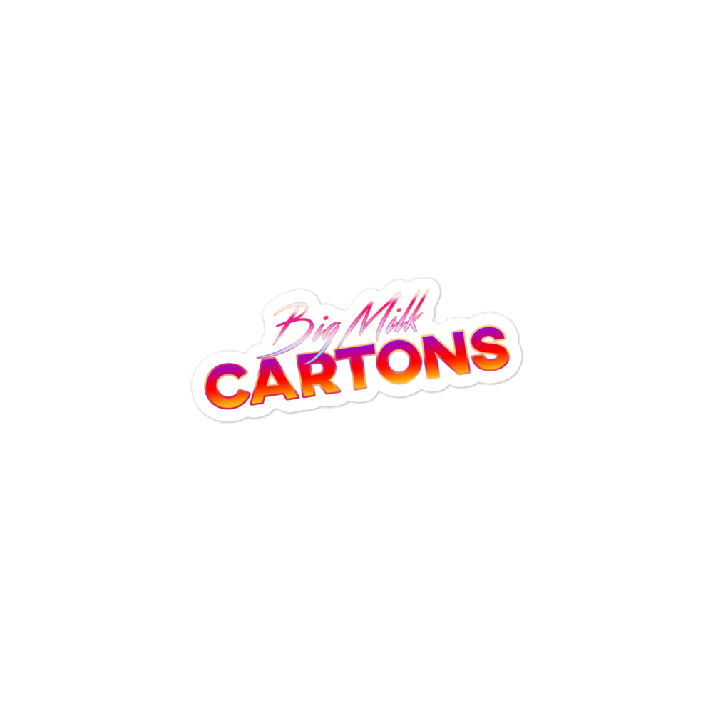 BigMilkCartons Classic Logo Sticker